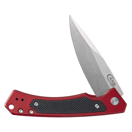 CASE CUTLERY Anodized Aluminum Marilla Knife, Red 25881